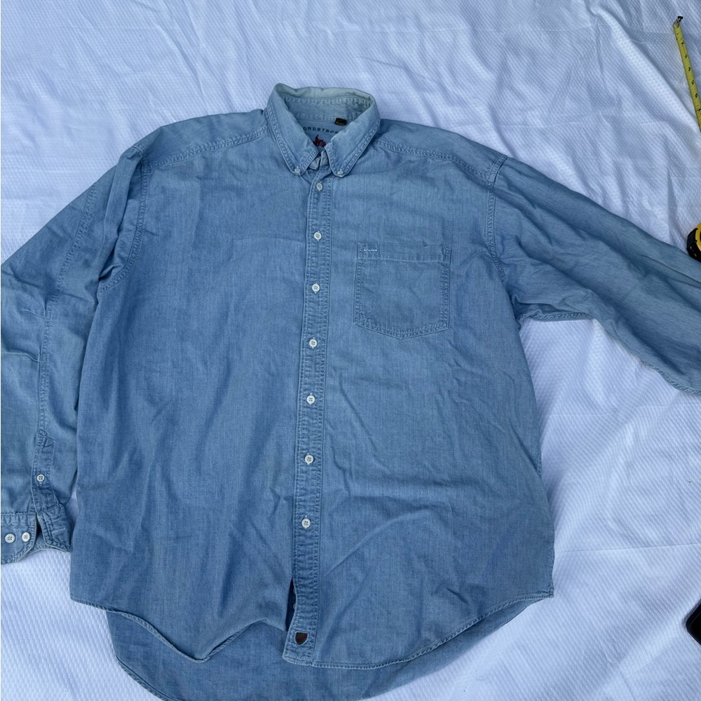 Nordstrom Light Blue Casual Button Down Shirt , vintage